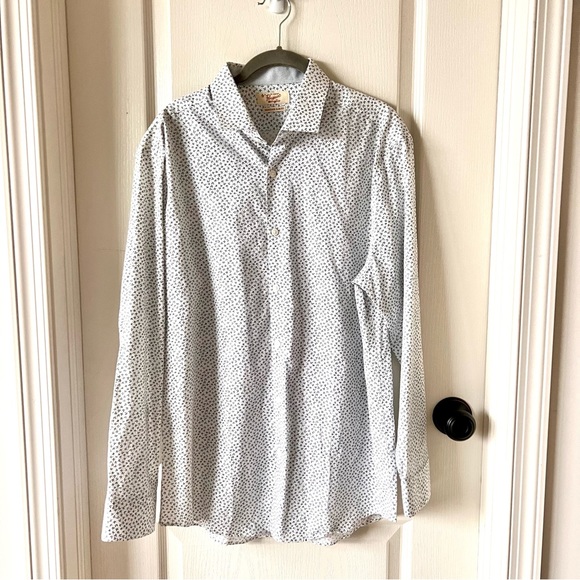 ORIGINAL PENGUIN Heritage Slim Fit Long Sleeve Button Down Shirt—SZ. 16 32/33 - Picture 14 of 15